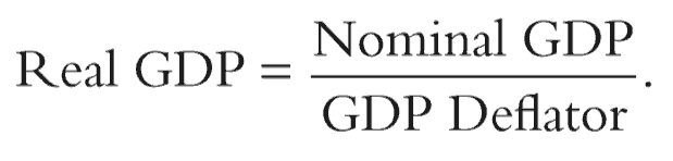 gdp dealtor equation